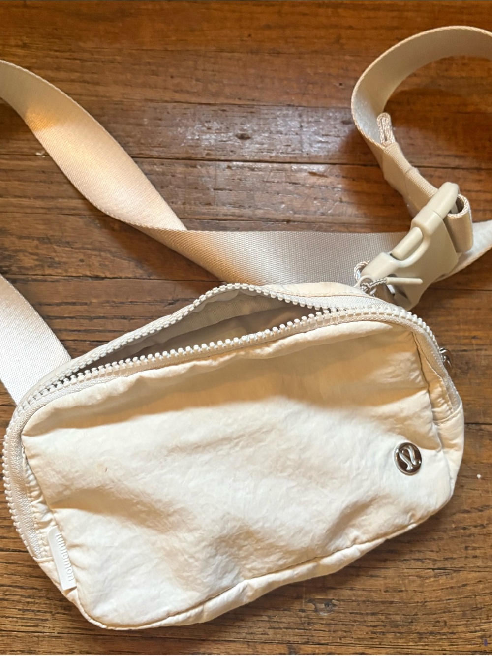 lululemon athletica Cream Crossbody Belt Bag